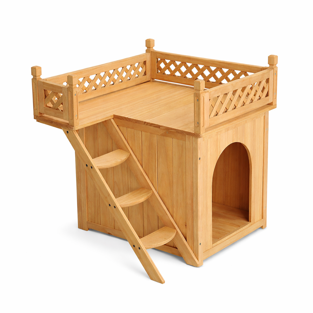 Katzenhaus Holz FSC®-zertifiziert 53,5x54,5x64,5cm