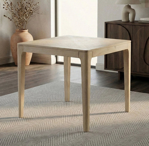 Esstisch Massivholz white wash 80cm Esszimmertisch Küchentisch Tisch 4 Personen